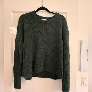 Madewell Forest Green Crew Neck Sweater